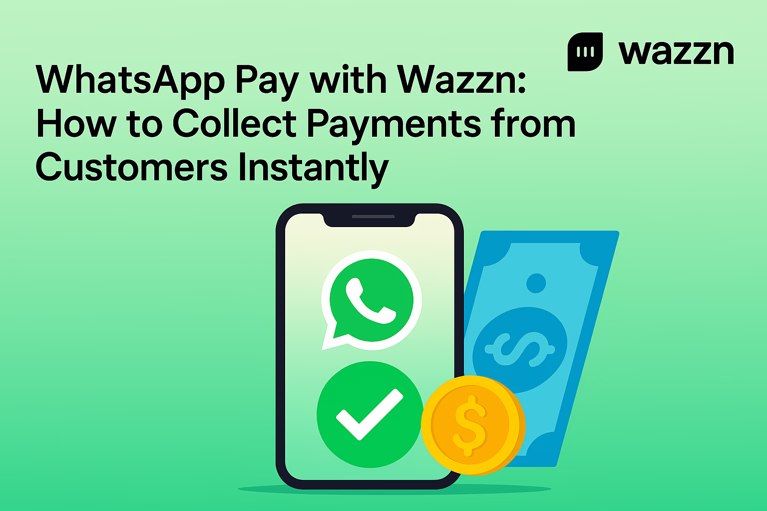 WhatsApp Pay with Wazzn: How to Collect Payments from Customers Instantly