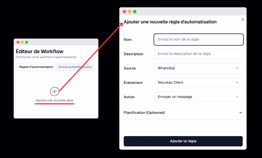 Ajout de nouvelles règles